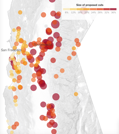 central valley water cuts
