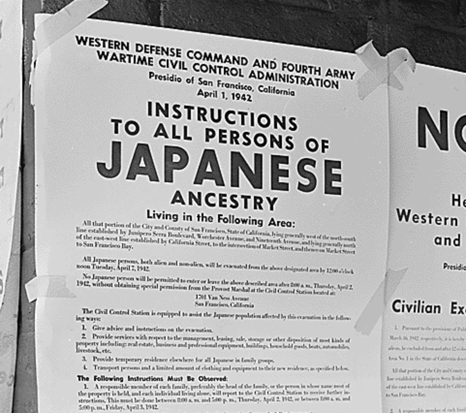 SF INSTRUCTIONS TO JAPANESE ANCESTRY