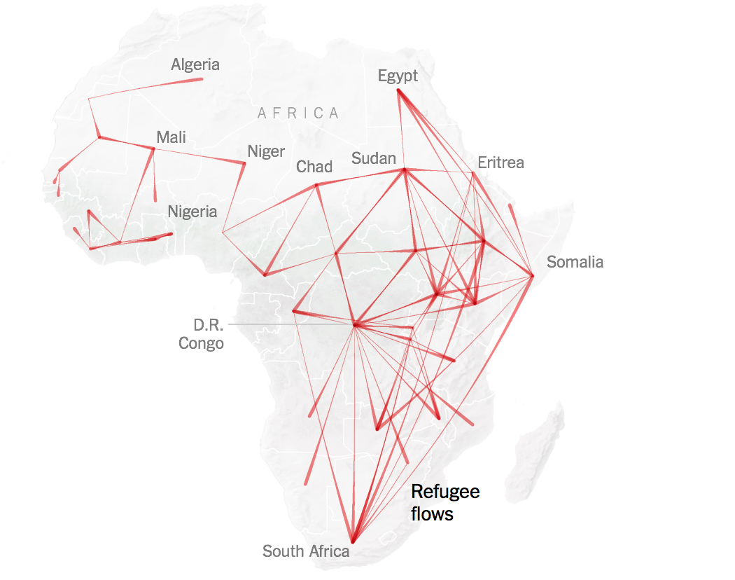 15 million displaced in sub-Saharan Africa