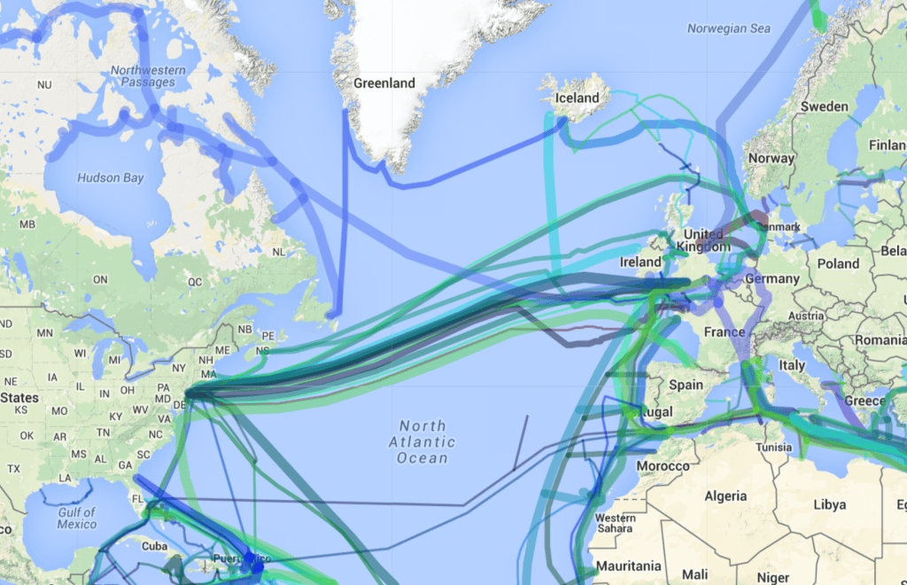 Around the World in Submarine Internet Cable | Musings on Maps