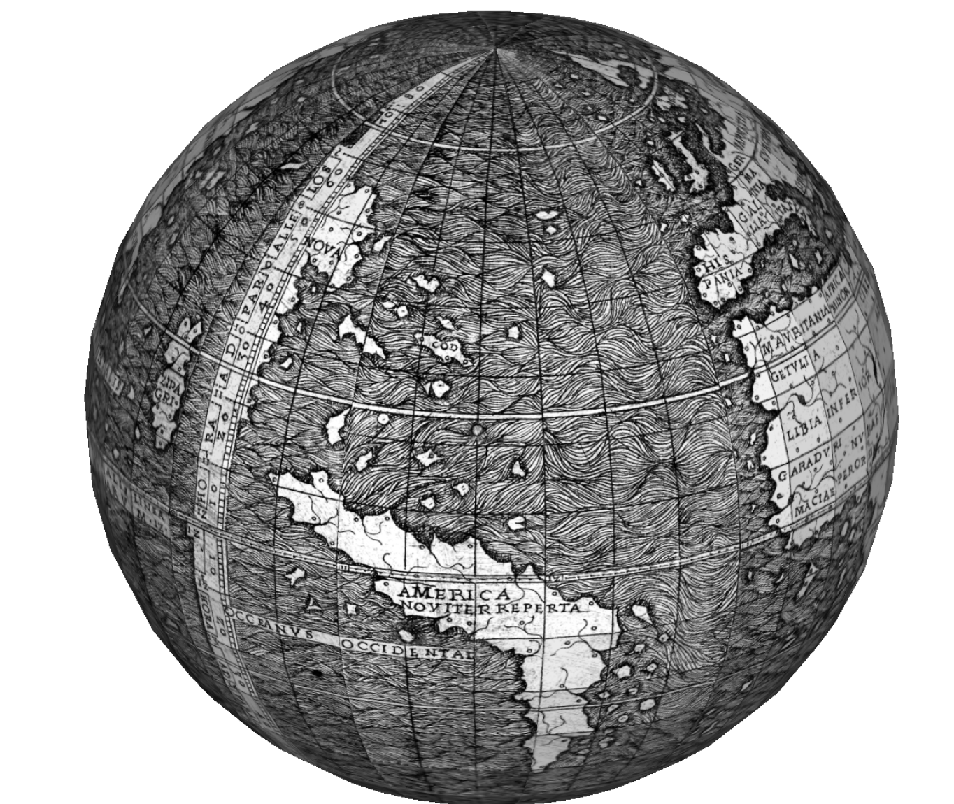 G. Zotti recreation of globe