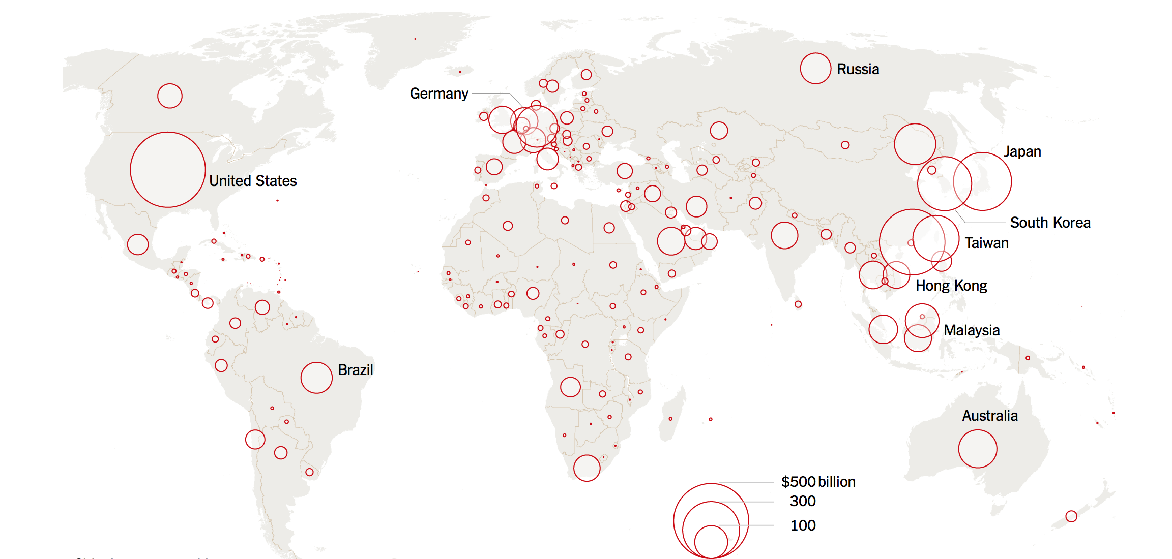 Value of Chinese Imports and Exports Worldwide 2015
