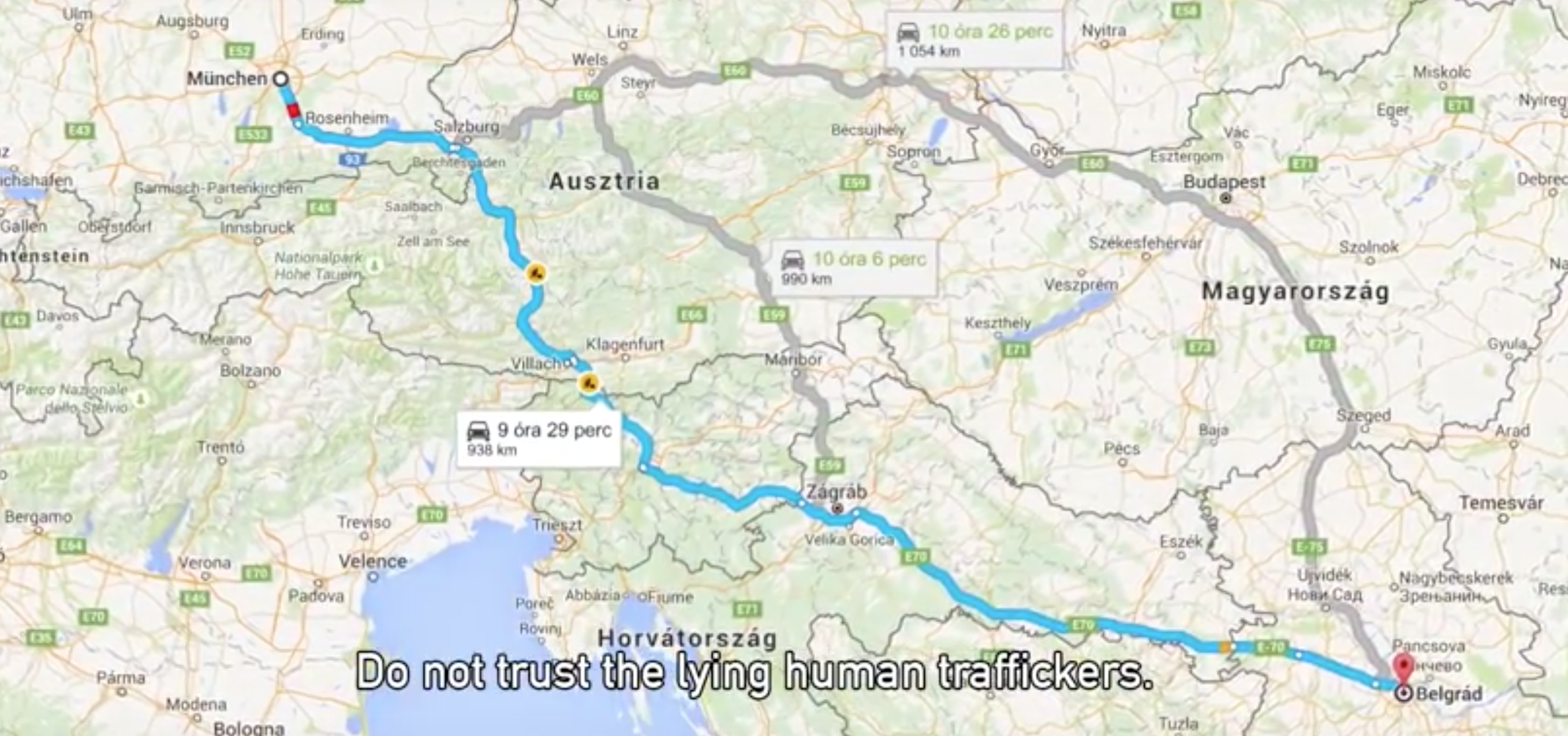 Do Not Trust the Lying Human Traffickers