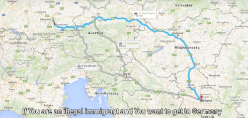 Illegal Immigrants and You want to get to Germany