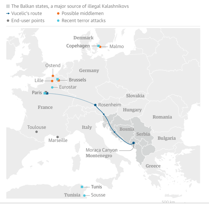 Spread of Kalashnikovs