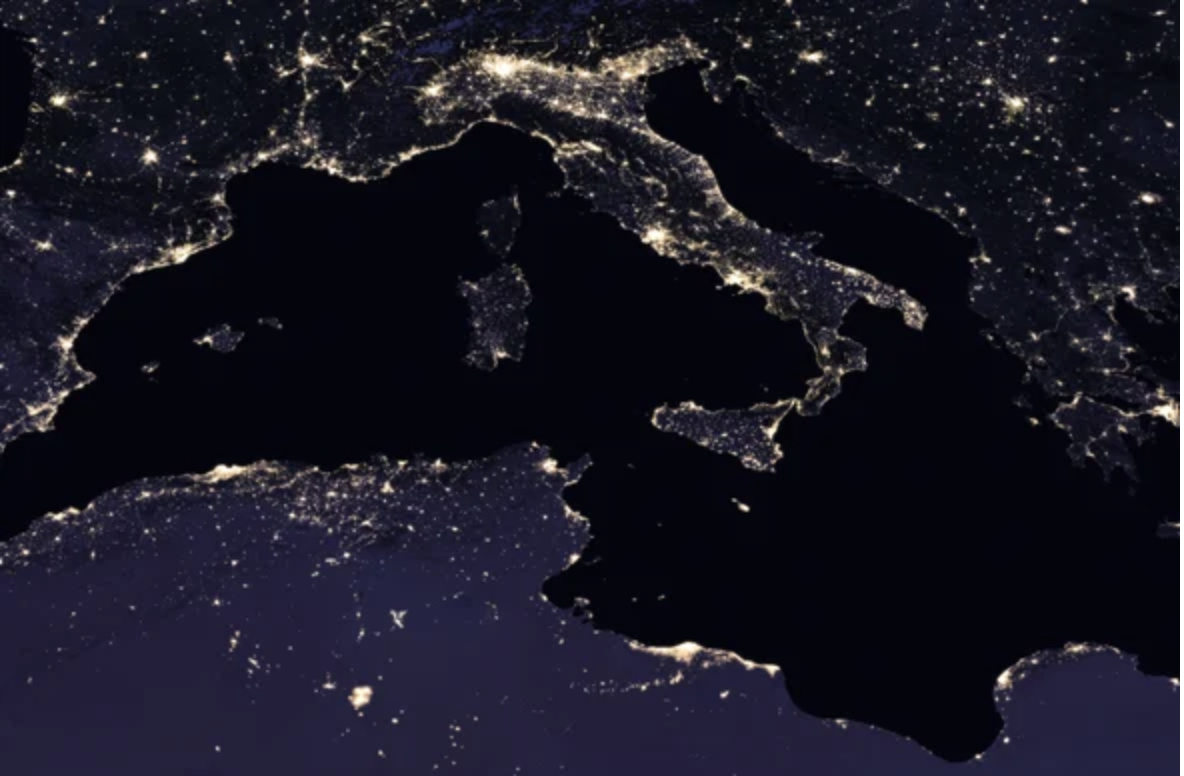 Goddard mediterannean at night