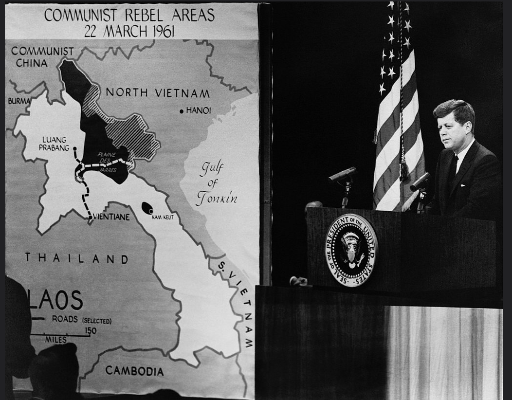 CIAmap Communist Rebel areas President Kennedy 1961 map.png