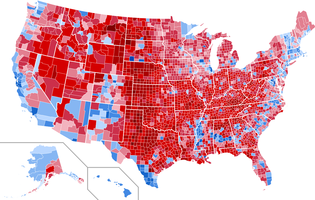United_States_presidential_election_results_by_county,_2016.svg
