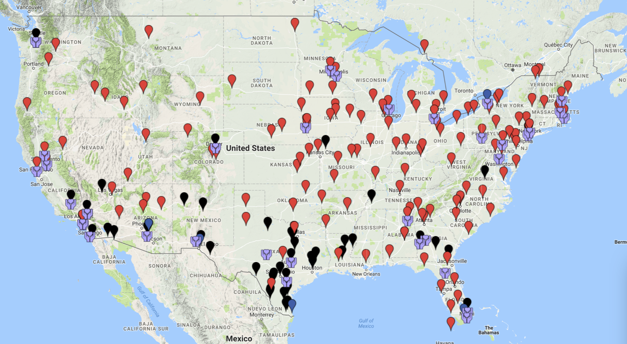 Detention Map USA-2017