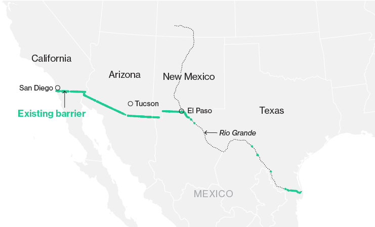 where-are-border-barriers-in-place