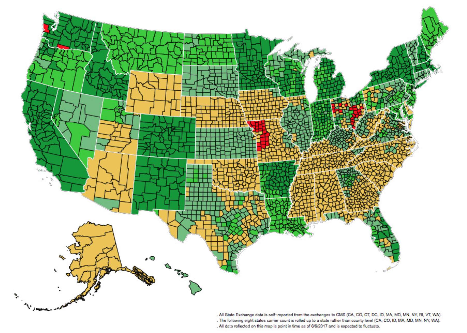 Conties Analysis Obamacare