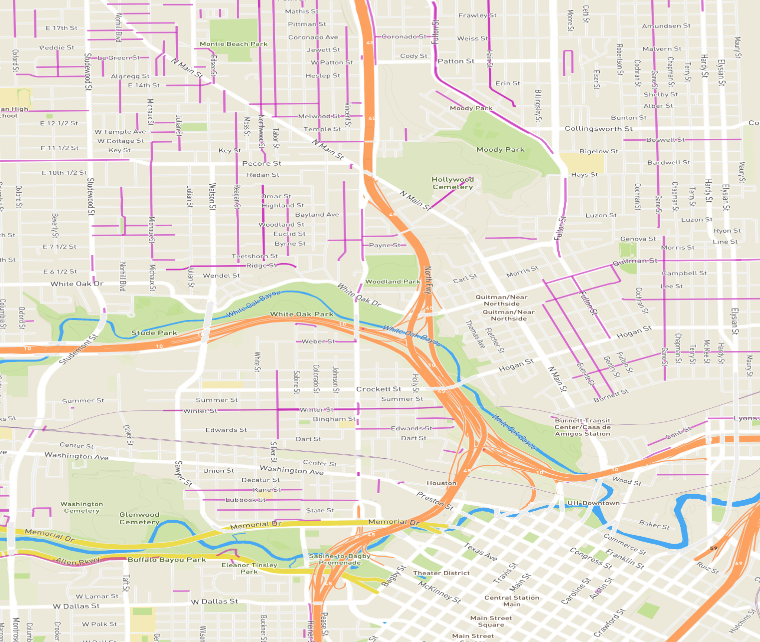 Flooded Strets:freeways uflood