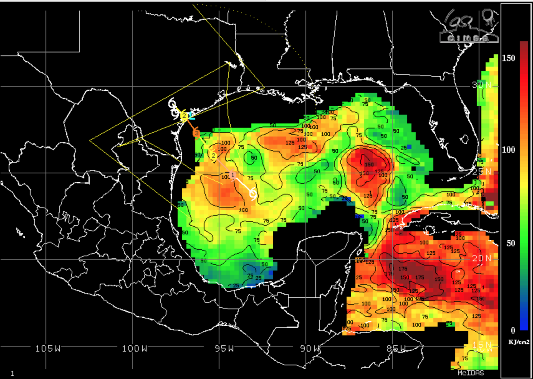 Harvey Course over Very Warm Water--UW 24 Aug 2017