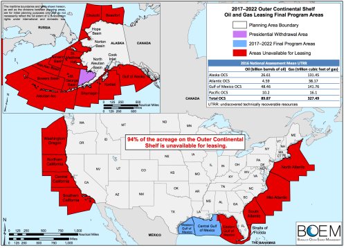 OCS Gas and Oil Leasing Final Program Areas