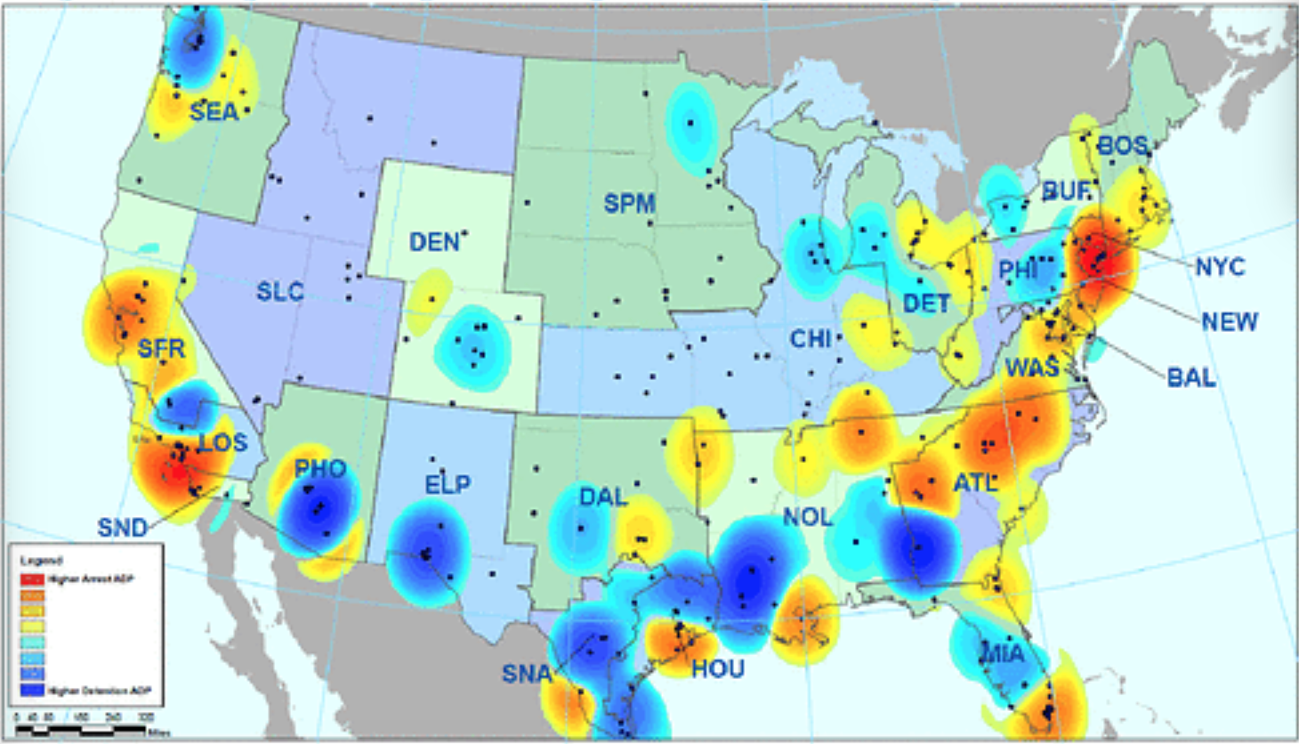 Detention Demand versus Capacity FY 2009.png