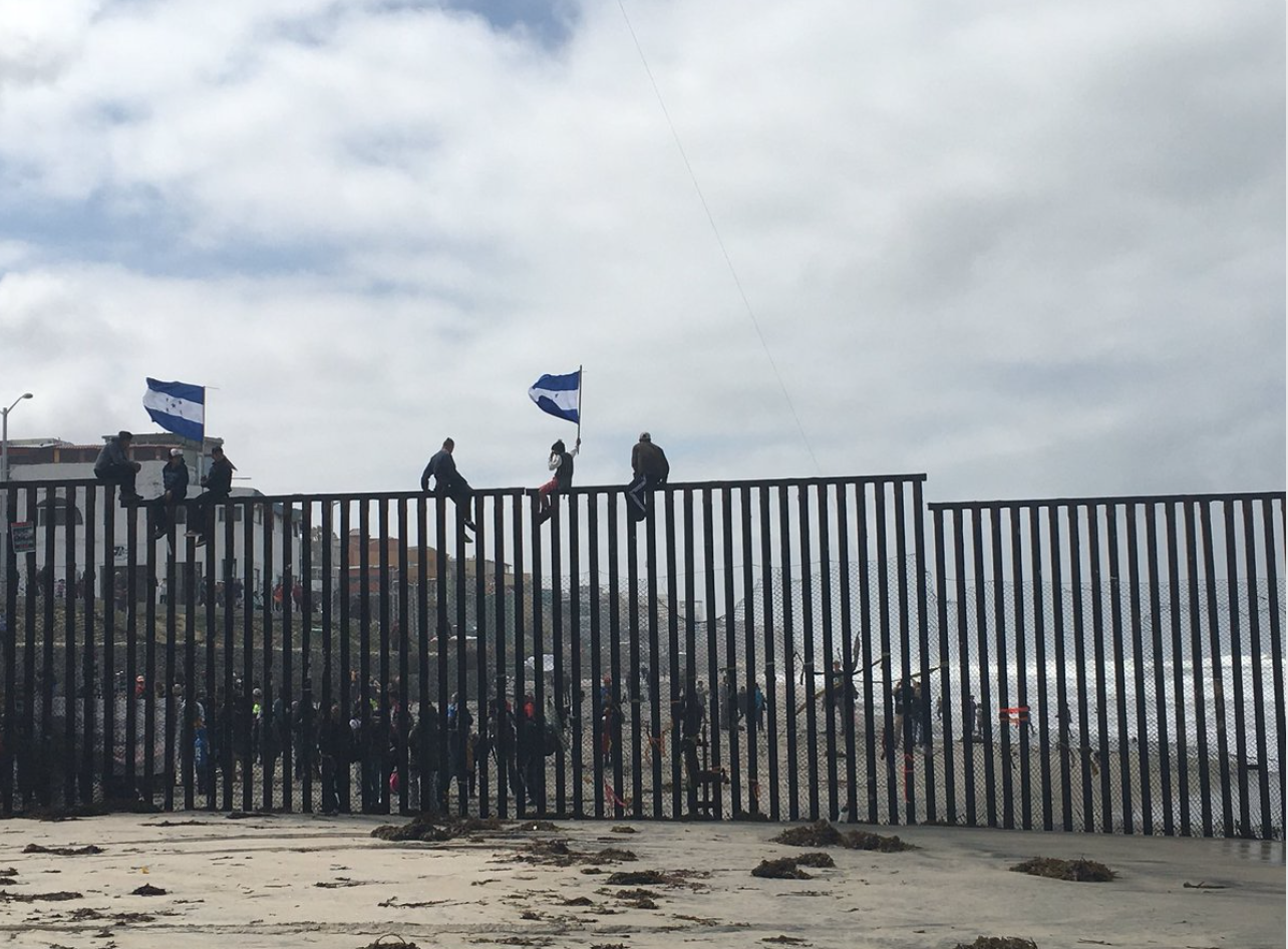 Flag on Border at Tijuana.png